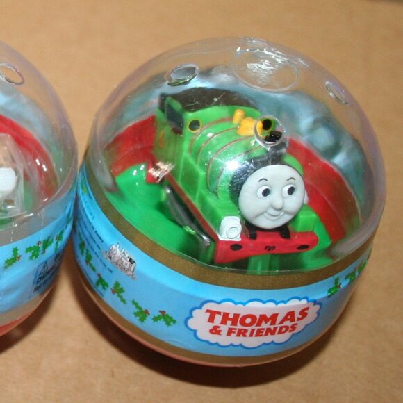Vtg (3) Thomas & Friends Lady/Diesel/Percy Wind Up Train Eggs Figures Lot 2006 - Picture 6 of 6